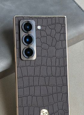 适用三星zfold4后膜zfold6素皮个性背膜zflod5/zfold3/zfold2素皮贴三星w25背膜w24/w23后膜w22/w21后盖贴膜