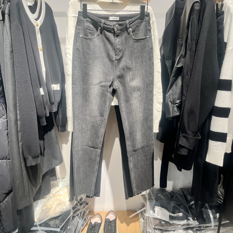 indicia5D311NK572N专柜正品标记女装复古牛仔裤直筒裤吊牌价639