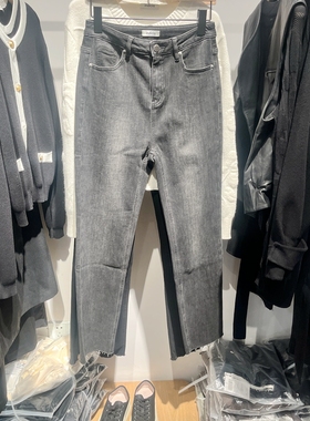 indicia5D311NK572N专柜正品标记女装复古牛仔裤直筒裤吊牌价639