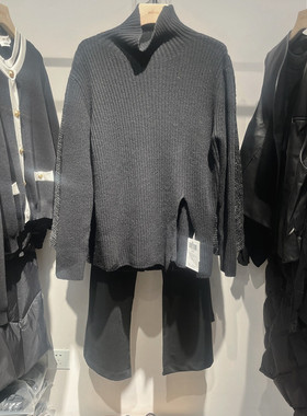 indicia5D311MS585C专柜正品标记女装绵羊毛针织打底衫吊牌价799