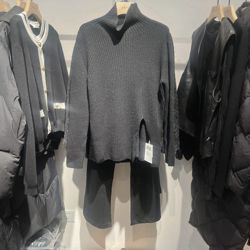 indicia5D311MS585C专柜正品标记女装绵羊毛针织打底衫吊牌价799