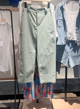 indicia5B306KZ207专柜正品标记女装夏款直筒通勤长裤吊牌价739