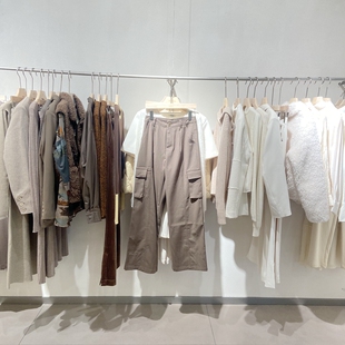 indiciatheL2C4KZ152专柜正品标记女秋简约阔腿裤工装风吊牌价699