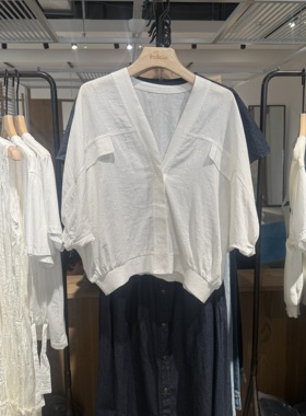 indiciatheL2C5CS142专柜正品标记女装蝙蝠袖衬衫上衣吊牌价689