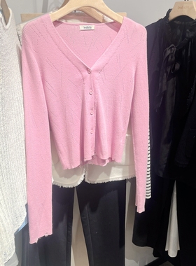 indicia6A402KS051F专柜正品标记女装春季气质针织开衫吊牌价689