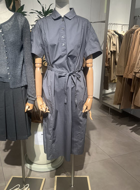 indiciaF2C4LQ414N专柜正品标记女装优雅短袖连衣裙吊牌价1189