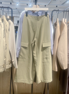 Indicia6A401KZ006F专柜正品标记女装工装休闲阔腿裤吊牌价639