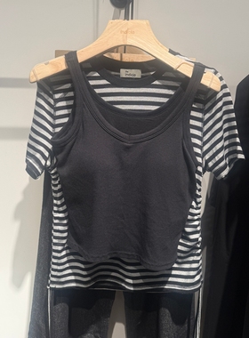 indicia6B404BX241F专柜正品标记女装百搭背心带胸垫吊带吊牌189