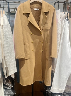 indicia5D311DY570C专柜正品标记女装双面羊毛大衣吊牌价2689