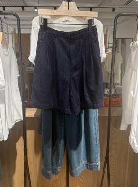 indiciaF2C4DK421N专柜正品标记女装通勤百搭休闲短裤吊牌价539