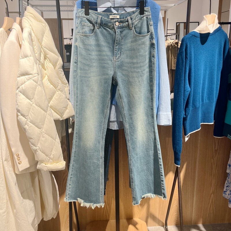 indicia5B306NK279专柜正品标记女装夏款微辣显瘦牛仔裤吊牌价639