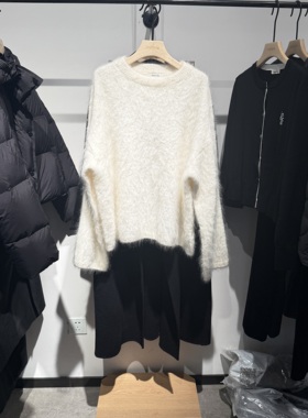 indiciaF2D4MS725C专柜正品标记女装套头山羊绒针织衫吊牌价2989