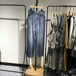 吊牌价599 天丝休闲牛仔裤 indiciatheD5B306NK188专柜正品 标记女装