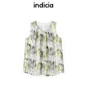 无袖 indicia6B405SY505F专柜正品 标记女装 宽松上衣吊牌价539
