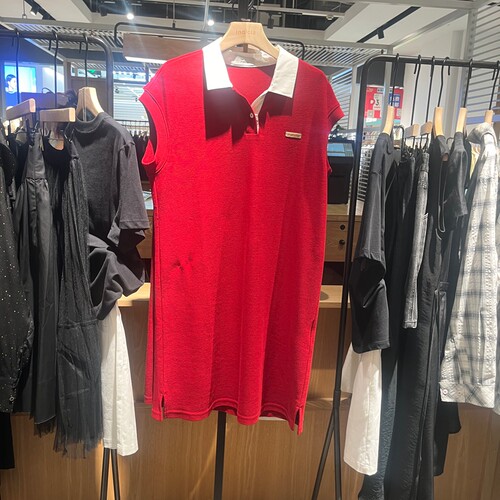 indiciatheL2B5LQ101专柜正品标记女装polo休闲无袖连衣裙吊牌789