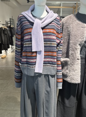 indiciatheL2D5MS230专柜正品标记女装简约彩色俏皮针织衫吊牌799