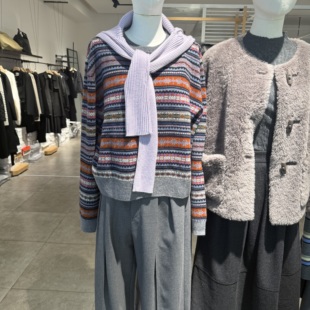 indiciatheL2D5MS230专柜正品标记女装简约彩色俏皮针织衫吊牌799