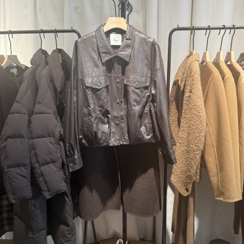 indiciatheL2A6WT017专柜正品标记女装短款皮夹克外套吊牌价1089