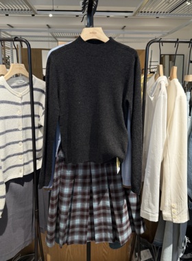 indiciaTHEL2D5ZZ211专柜正品标记女装绵羊毛休闲针织衫吊牌价469