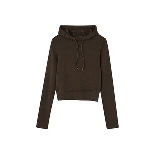 indiciaF2D4WY793F专柜正品标记女装短款宽松卫衣连帽抽绳吊牌599