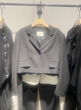 IndiciaF2C4XZ444C专柜正品标记女装气质短款西装外套吊牌价889