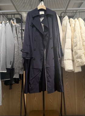 indiciaF2A5FY073N专柜正品标记女装简约通勤长风衣外套吊牌1689