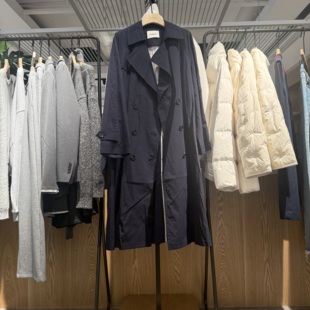 indiciaF2A5FY073N专柜正品 简约通勤长风衣外套吊牌1689 标记女装