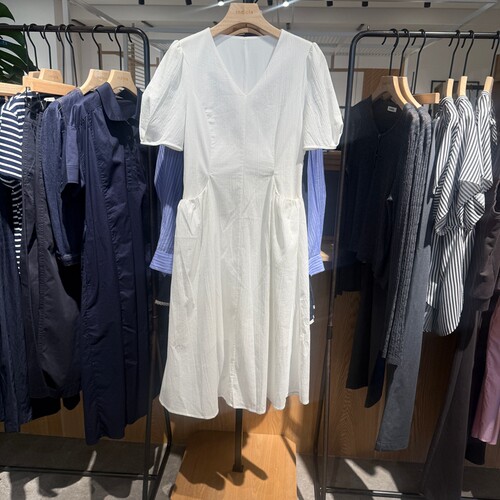 Indicia6B406LQ367C专柜正品标记女装简约优雅连衣裙吊牌价789