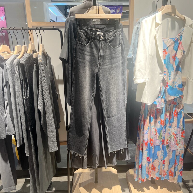 Indicia6A401NK007C专柜正品标记女装春款百搭牛仔裤吊牌价599