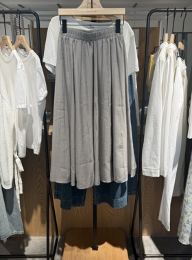 indicia6A403QZ143C专柜正品标记女装简约半身裙A字裙吊牌价499