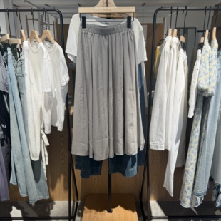 indicia6A403QZ143C专柜正品 简约半身裙A字裙吊牌价499 标记女装