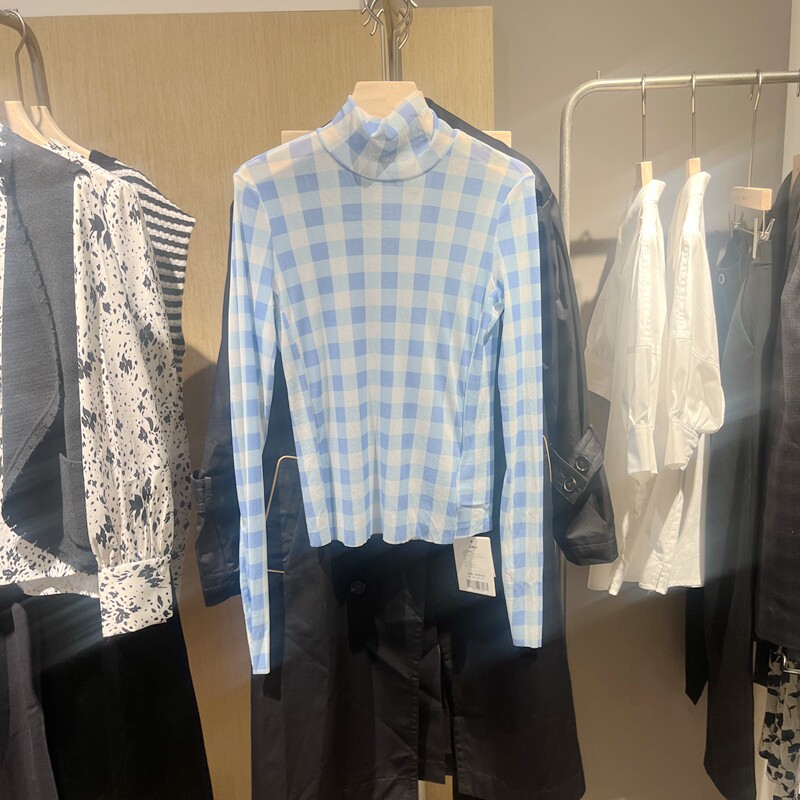 indicia5C307SY306专柜正品标记女装秋款格子打底上衣吊牌价399