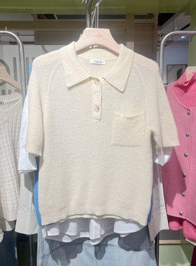 indicia5C307ZZ340专柜正品标记女装秋款POLO针织上衣吊牌价659
