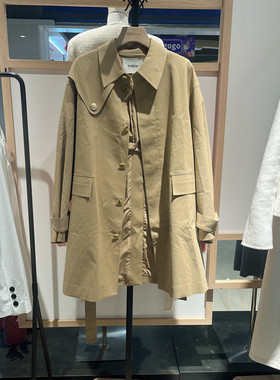 indicia5A302FY042专柜正品标记女装春款气质时尚风衣吊牌价1489