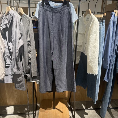 indiciaF2B5KZ252N专柜正品标记女装宽松直筒百搭长裤吊牌价789