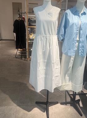 indiciatheL2B5LQ093专柜正品标记收腰V领休闲连衣裙吊牌价769