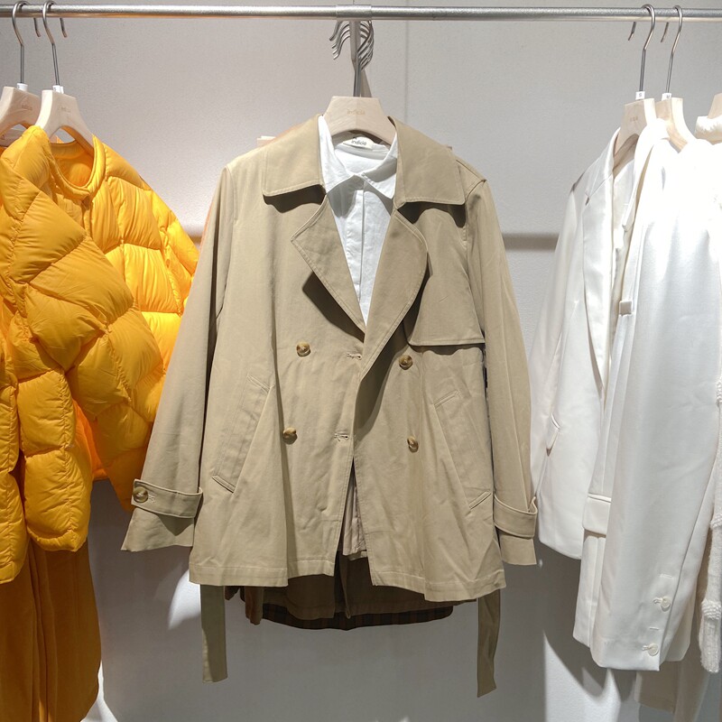 indicia5C309FY421专柜正品标记女装春气质简约风衣吊牌价1289