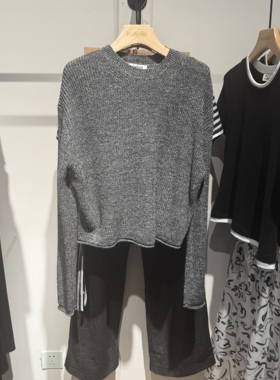 indicia6B406MS310C专柜正品标记女装百搭圆领套头毛衫吊牌价889