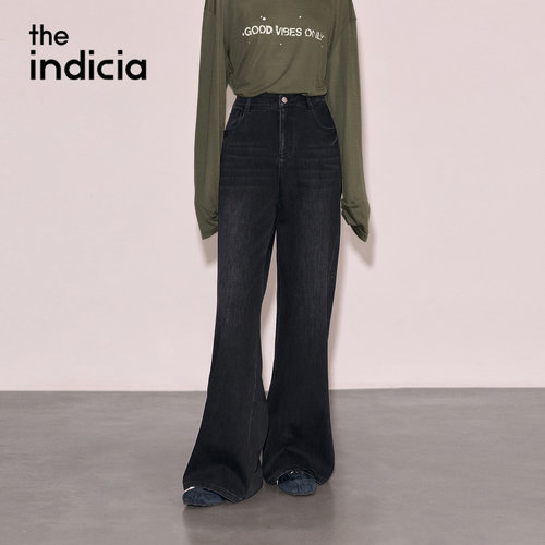 the indiciaL2C6NK198Y专柜正品标记女装修身休闲牛仔裤吊牌价739