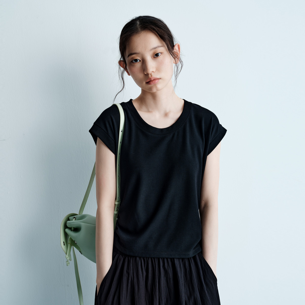indiciaTHEL2B5TX073专柜正品标记女装百搭T恤上衣短袖吊牌价369