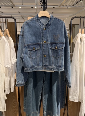 indiciaF2C4WT467N专柜正品标记女装复古蓝休闲牛仔外套吊牌价789