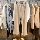 高腰松紧休闲阔腿裤 indicia5C307KZ336专柜正品 标记女装 吊牌价599