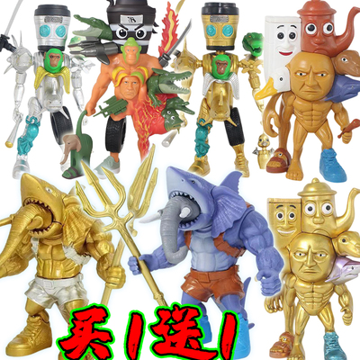 肌肉人融合怪外国山海经木棍人