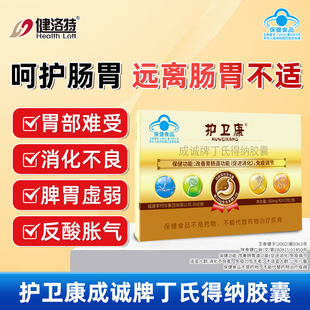 健洛特护卫康丁氏得纳胶囊改善胃肠道促消化党参灵芝胃肠同调t