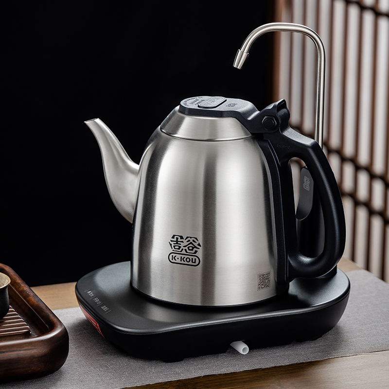 吉谷烧水壶新款自动上水电热水壶家用泡茶专用大容量智能保温小型