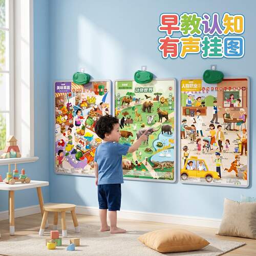 早教认知有声挂图宝宝点读玩具