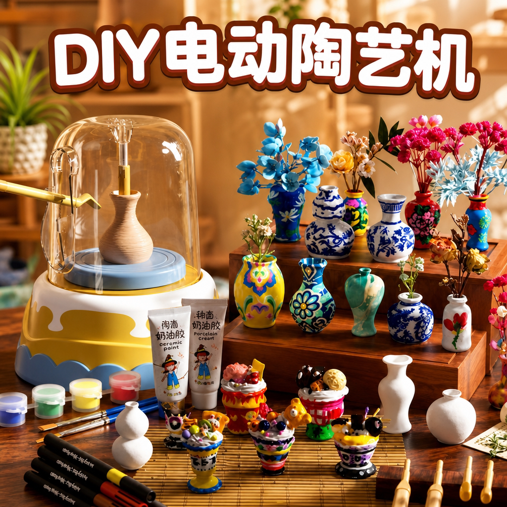 六一儿童节礼物陶艺机创意玩具