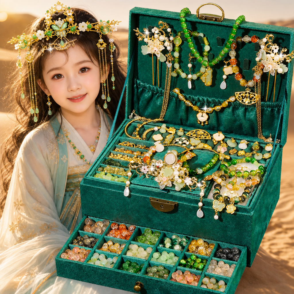 女孩生日礼物10岁以上儿童高端实用的女童玩具串珠礼盒6十8子12小