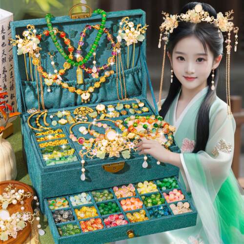 高端古风琉璃串珠女孩礼物