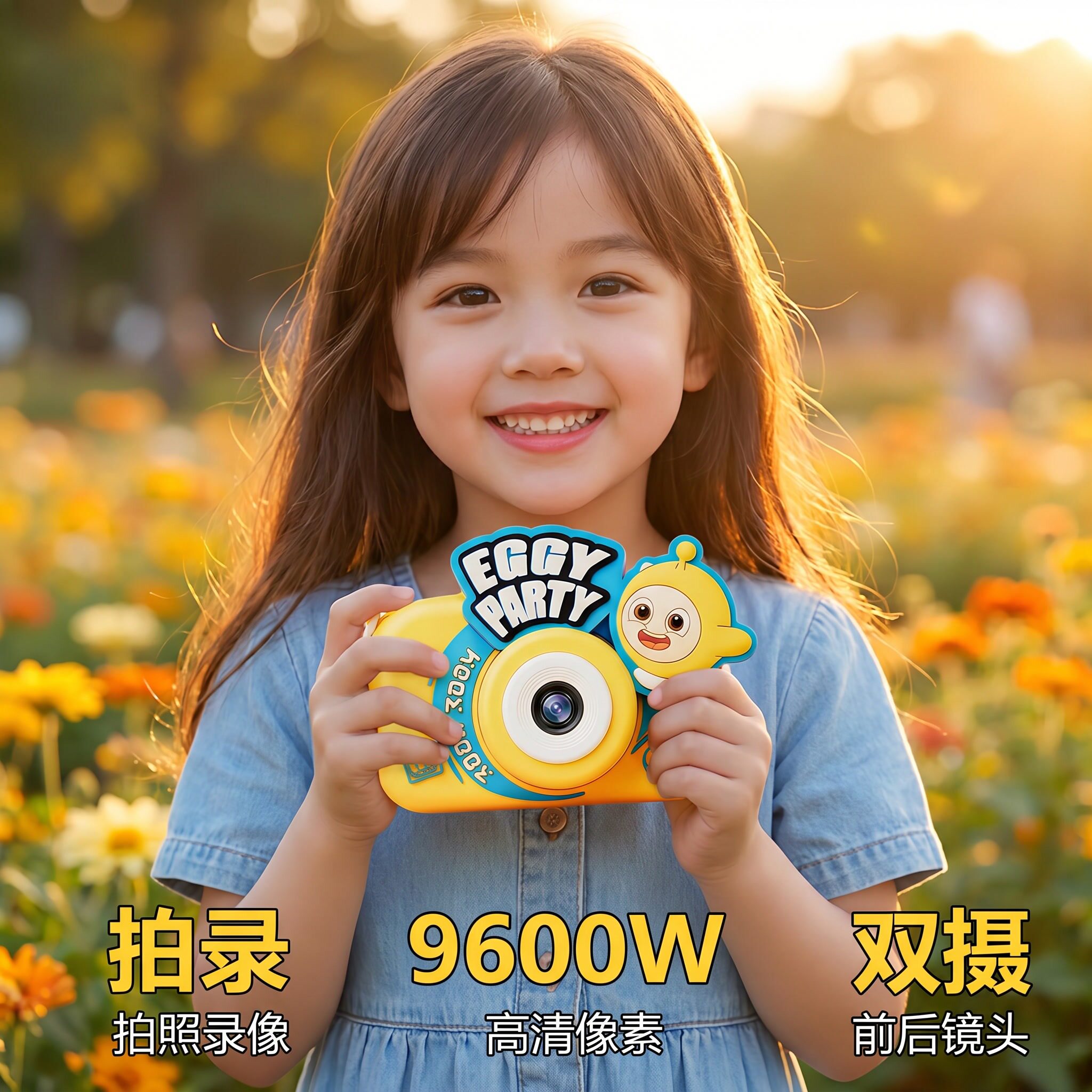 蛋仔派对儿童照相机可拍照可录像2026新款高像素数码相机女童玩具